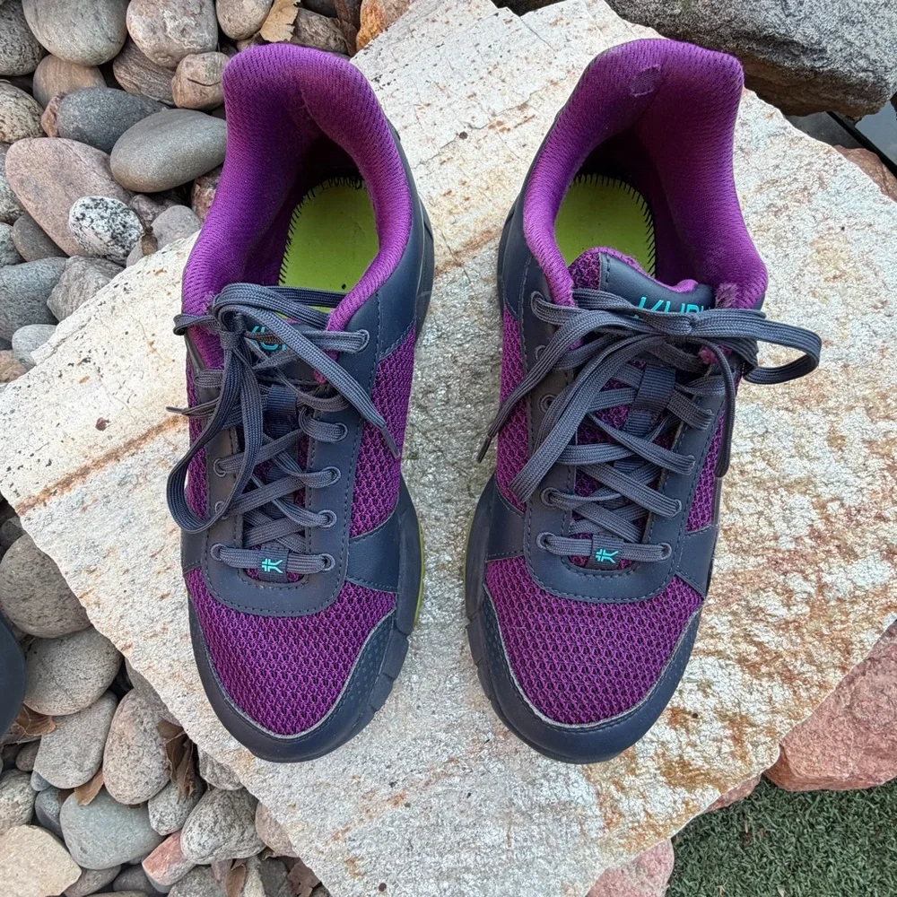 KURU Quantum 2 Womens 10.5 Walking Shoes Purple Black Comfort Sneaker EU42 - Picture 6 of 16